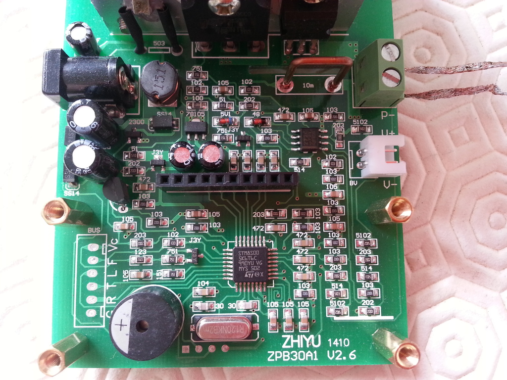 Main PCB of the ZPB30A1 electronic load