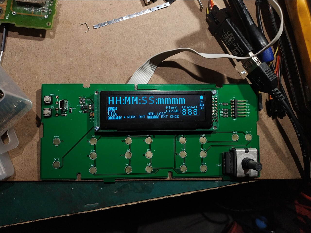 test of the display circuit