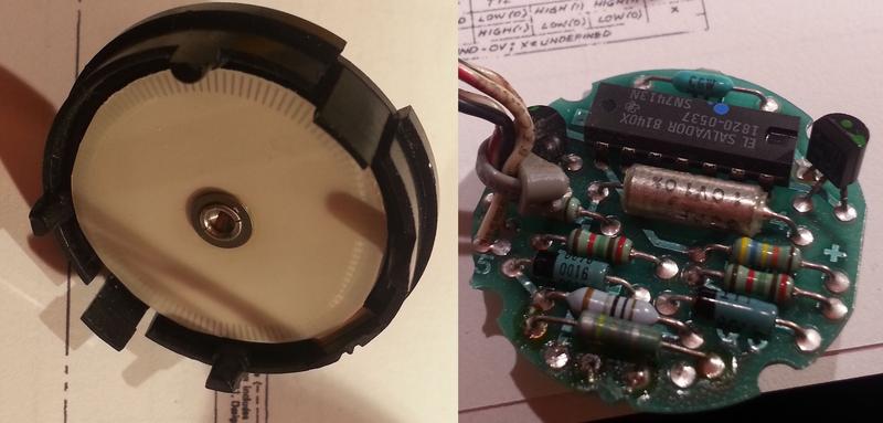 Pictures of the rotary encoder